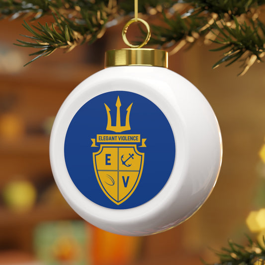 Elegant Violence Logo Christmas Ball Ornament