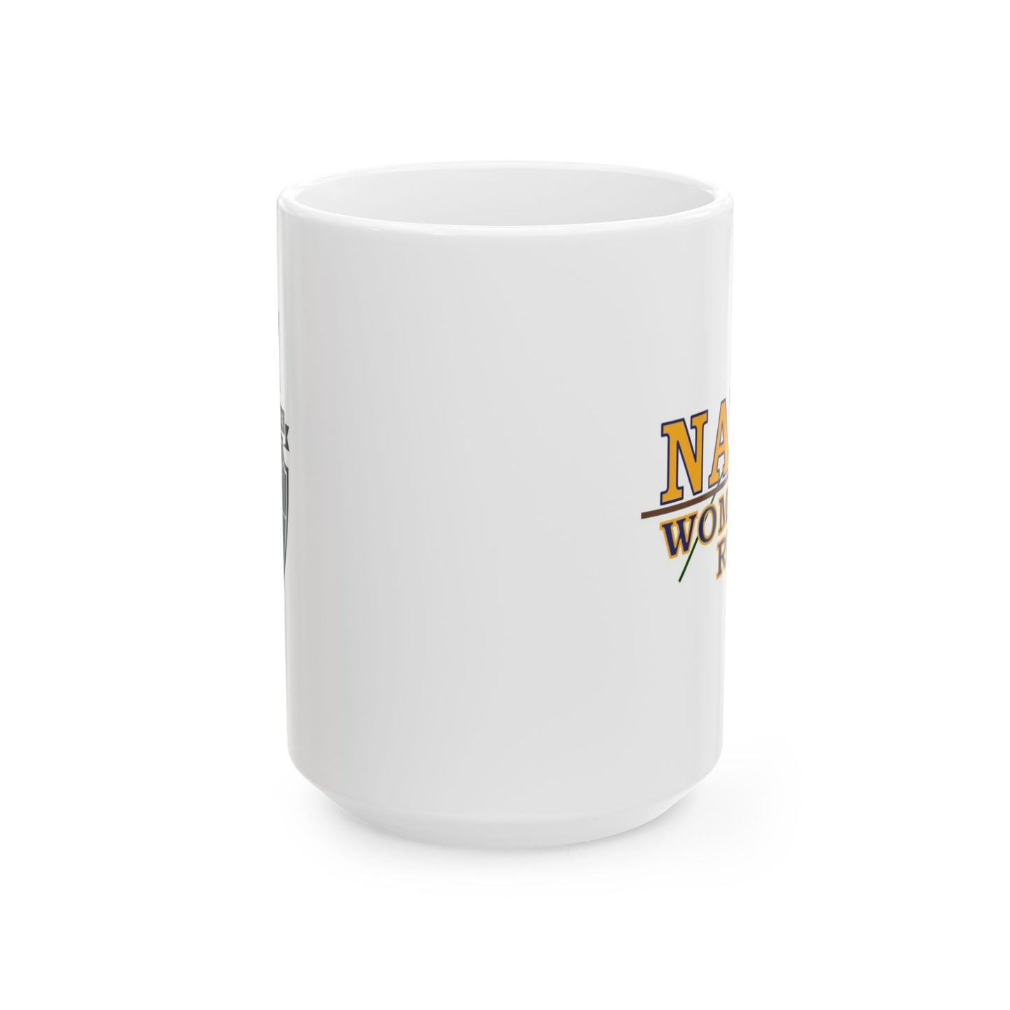 Elegant Violence Navy Women's Rugby Ceramic Mug, (11oz, 15oz)