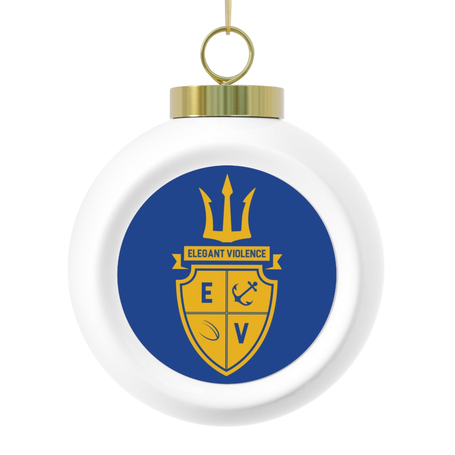 Elegant Violence Logo Christmas Ball Ornament