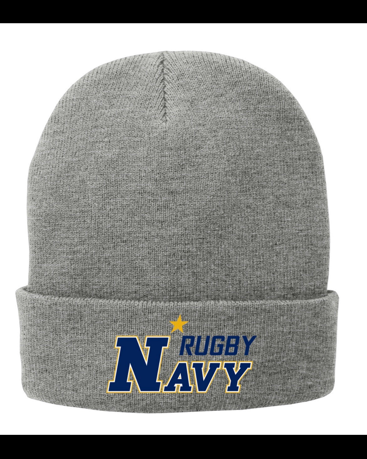 Navy Rugby Knit Cap