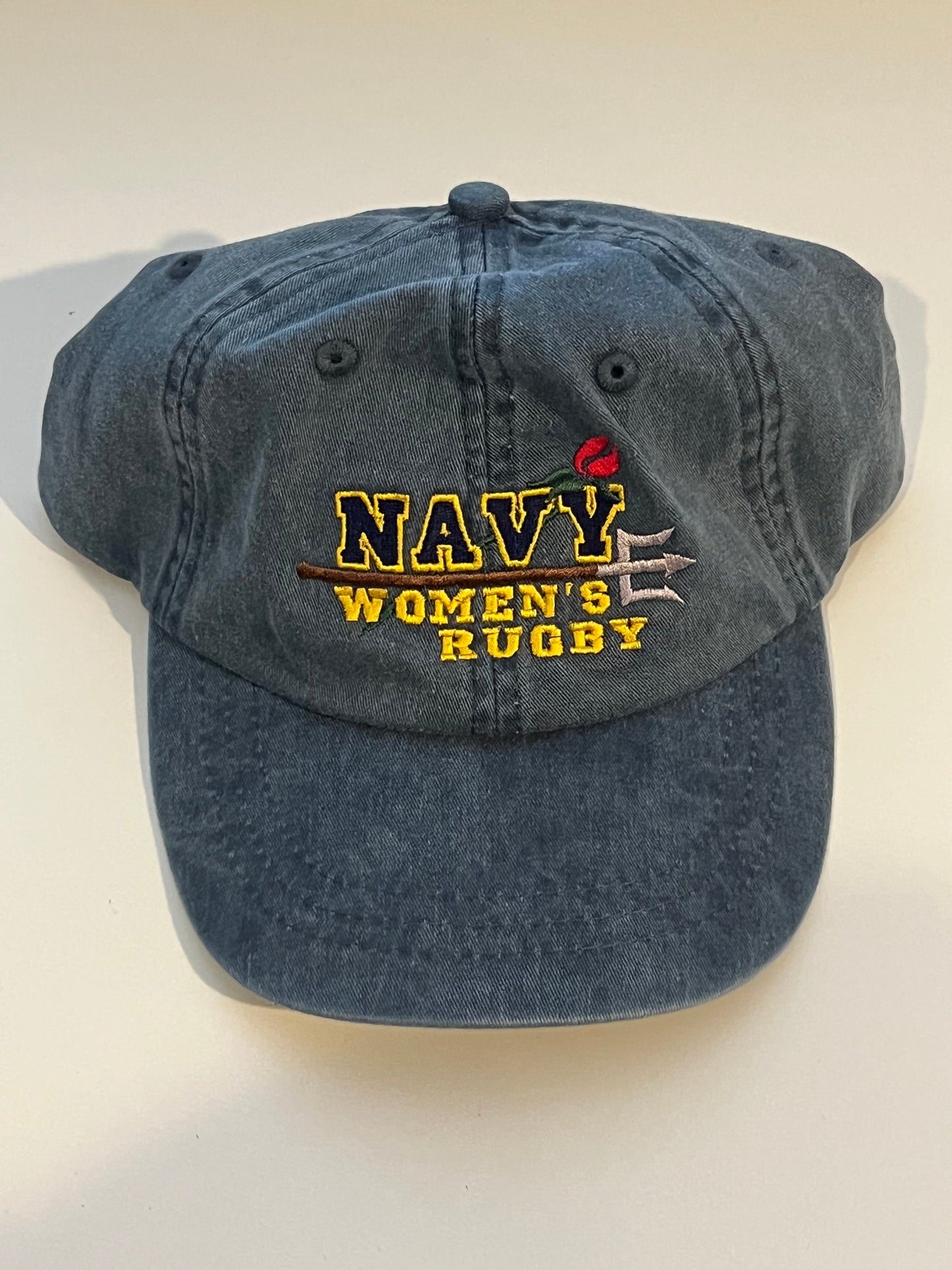 Vintage Navy Women's Rugby Denim Dad Hat